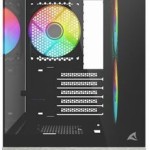Sharkoon MK7 ARGB Gaming Mini Tower Κουτί Υπολογιστή με Πλαϊνό Παράθυρο Μαύρο