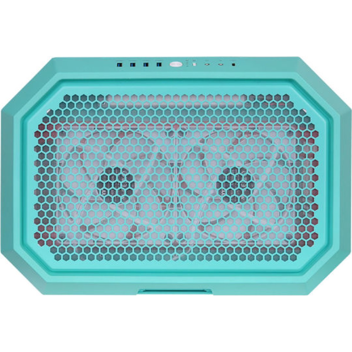 Thermaltake The Tower 600 Gaming Midi Tower Κουτί Υπολογιστή με Πλαϊνό Παράθυρο Mint Strawberry