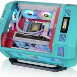 Thermaltake The Tower 600 Gaming Midi Tower Κουτί Υπολογιστή με Πλαϊνό Παράθυρο Mint Strawberry