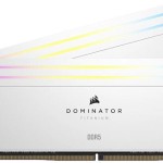Corsair Dominator Titanium RGB XMP White DDR5 64GB RAM με 2x32GB Modules και Ταχύτητα 6400 για Desktop