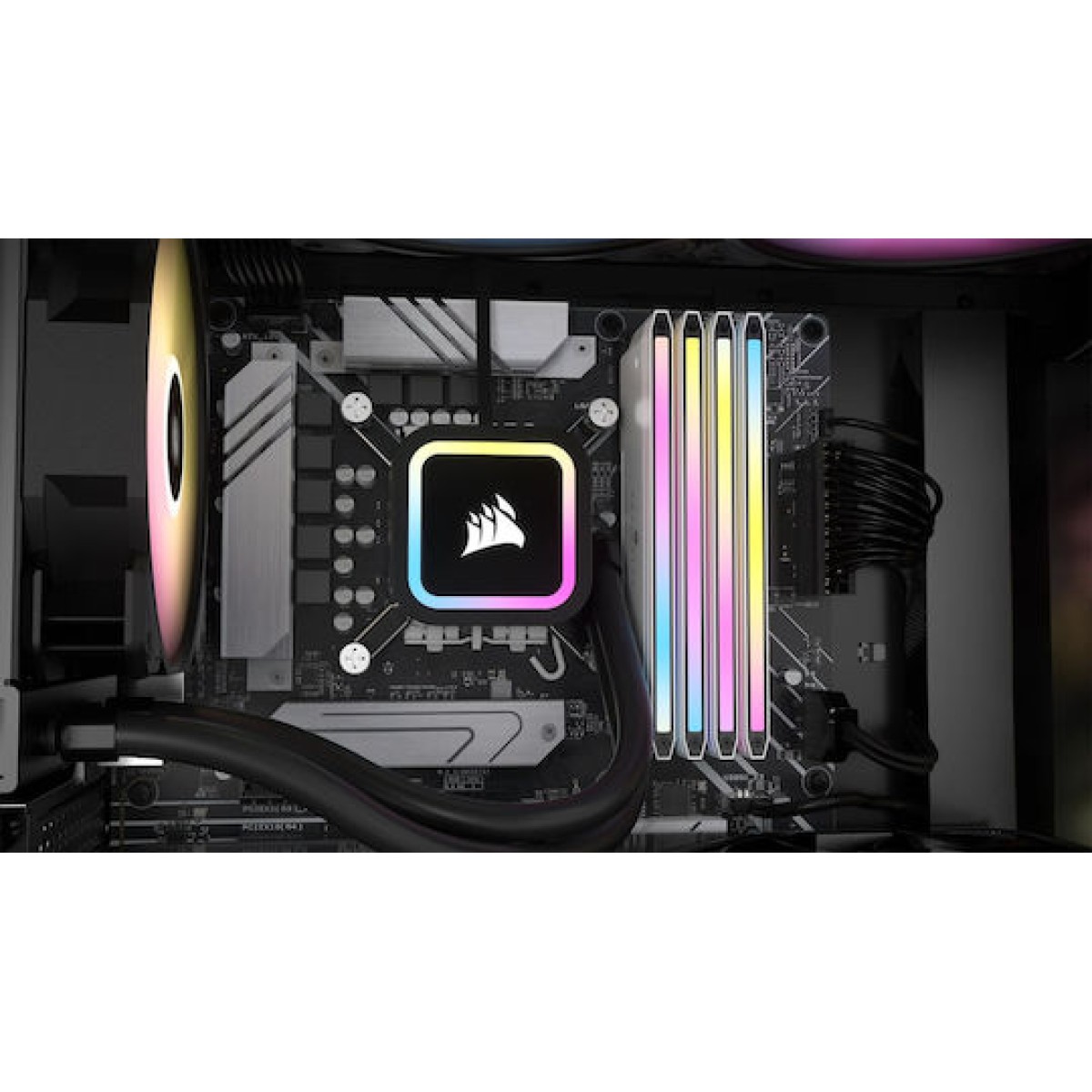 Corsair Dominator Titanium RGB XMP White DDR5 64GB RAM με 2x32GB Modules και Ταχύτητα 6400 για Desktop