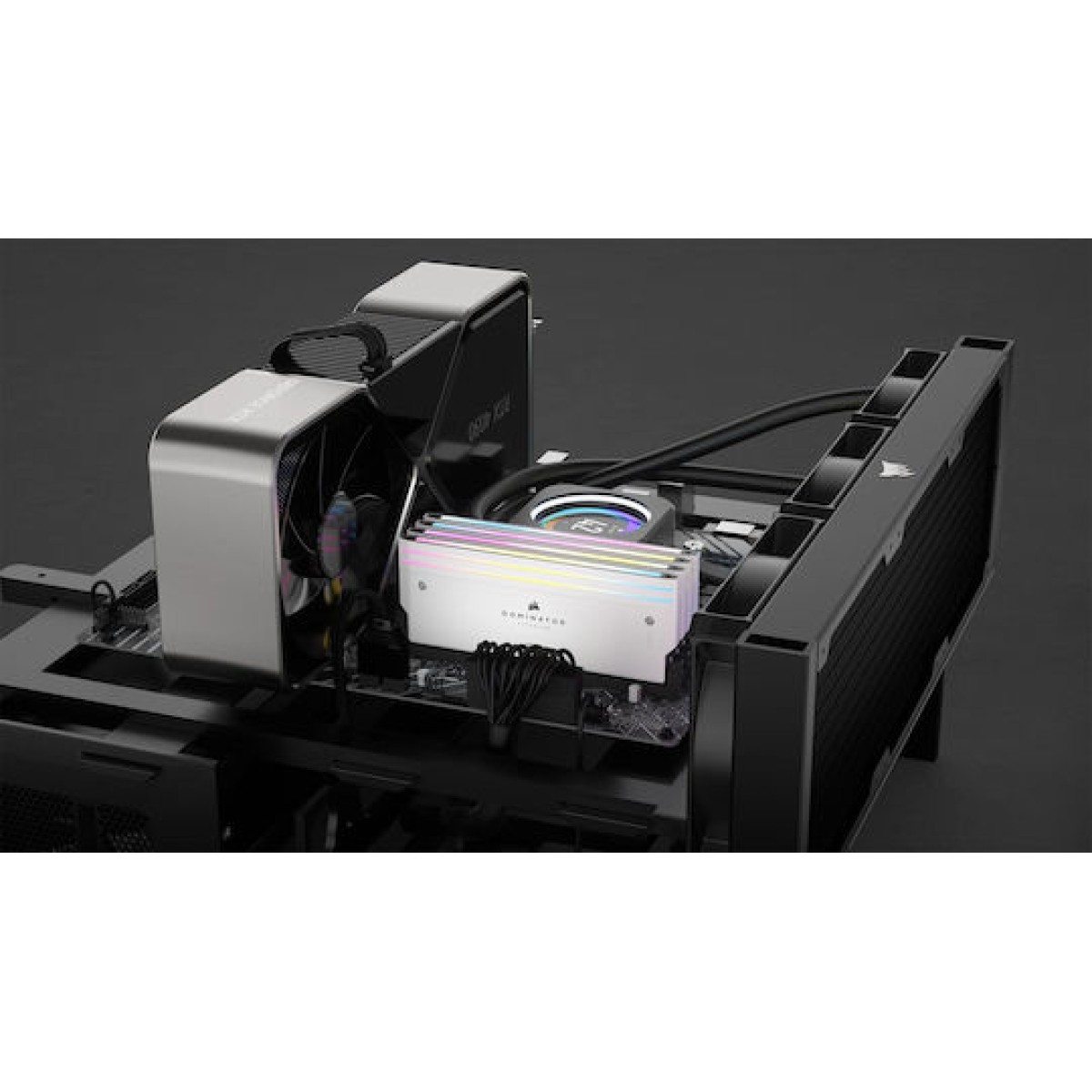 Corsair Dominator Titanium RGB XMP White DDR5 64GB RAM με 2x32GB Modules και Ταχύτητα 6400 για Desktop