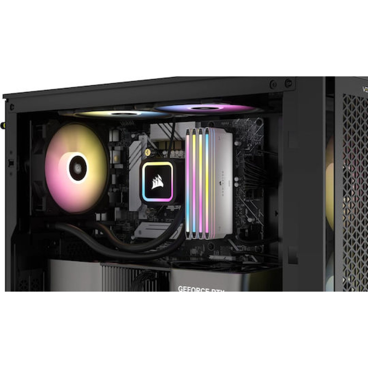 Corsair Dominator Titanium RGB XMP White DDR5 64GB RAM με 2x32GB Modules και Ταχύτητα 6400 για Desktop