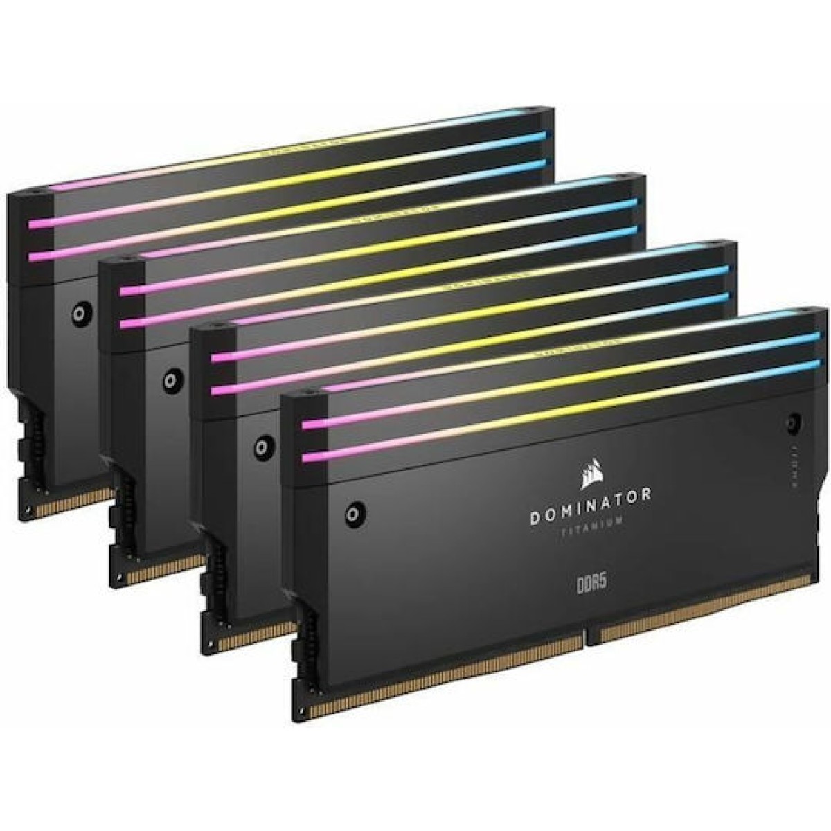 Corsair Dominator Titanium RGB XMP DDR5 64GB RAM με 4x16GB Modules και Ταχύτητα 6400 για Desktop