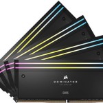 Corsair Dominator Titanium RGB XMP DDR5 64GB RAM με 4x16GB Modules και Ταχύτητα 6400 για Desktop