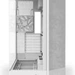 NZXT H9 Flow Gaming Midi Tower Κουτί Υπολογιστή με Πλαϊνό Παράθυρο Λευκό