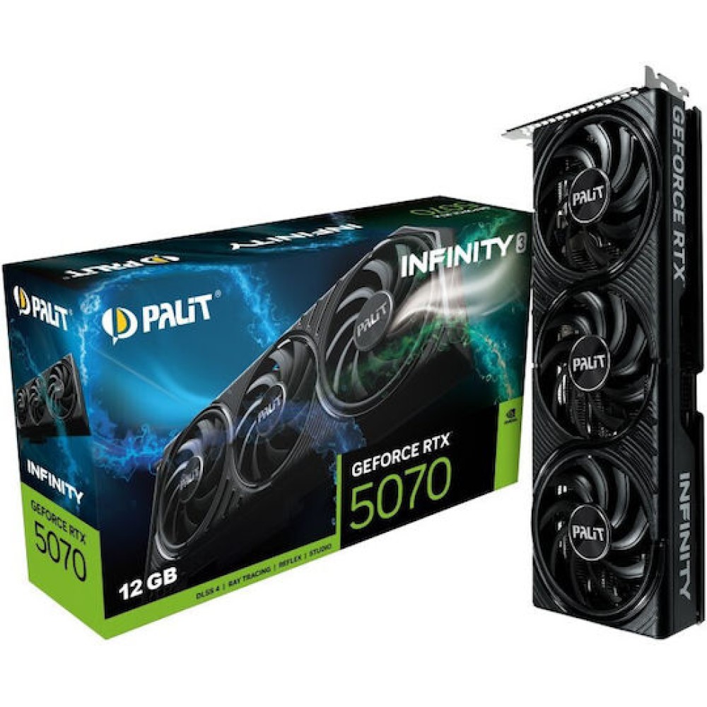 Palit GeForce RTX 5070 12GB GDDR7 Infinity 3 Κάρτα Γραφικών