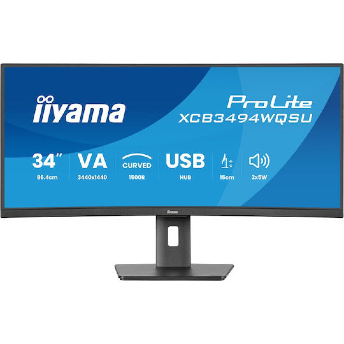 Iiyama ProLite XCB3494WQSU-B1 Ultrawide VA HDR Curved Monitor 34
