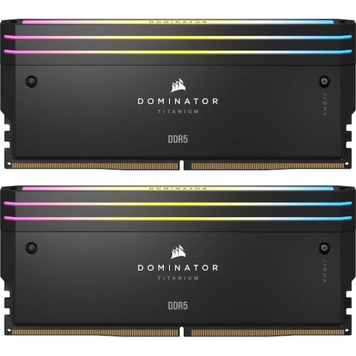 Corsair Dominator Titanium RGB XMP DDR5 64GB RAM με 2x32GB Modules και Ταχύτητα 6000 για Desktop