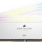 Corsair Dominator Titanium RGB XMP White DDR5 64GB RAM με 2x32GB Modules και Ταχύτητα 6000 για Desktop