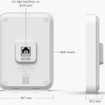Ubiquiti U7 In-Wall WiFi Mesh Network Access Point Wi‑Fi 7 Dual Band (2.4 & 5GHz) για Εξωτερική τοποθέτηση