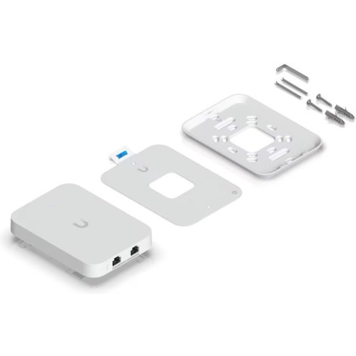 Ubiquiti U7 In-Wall WiFi Mesh Network Access Point Wi‑Fi 7 Dual Band (2.4 & 5GHz) για Εξωτερική τοποθέτηση