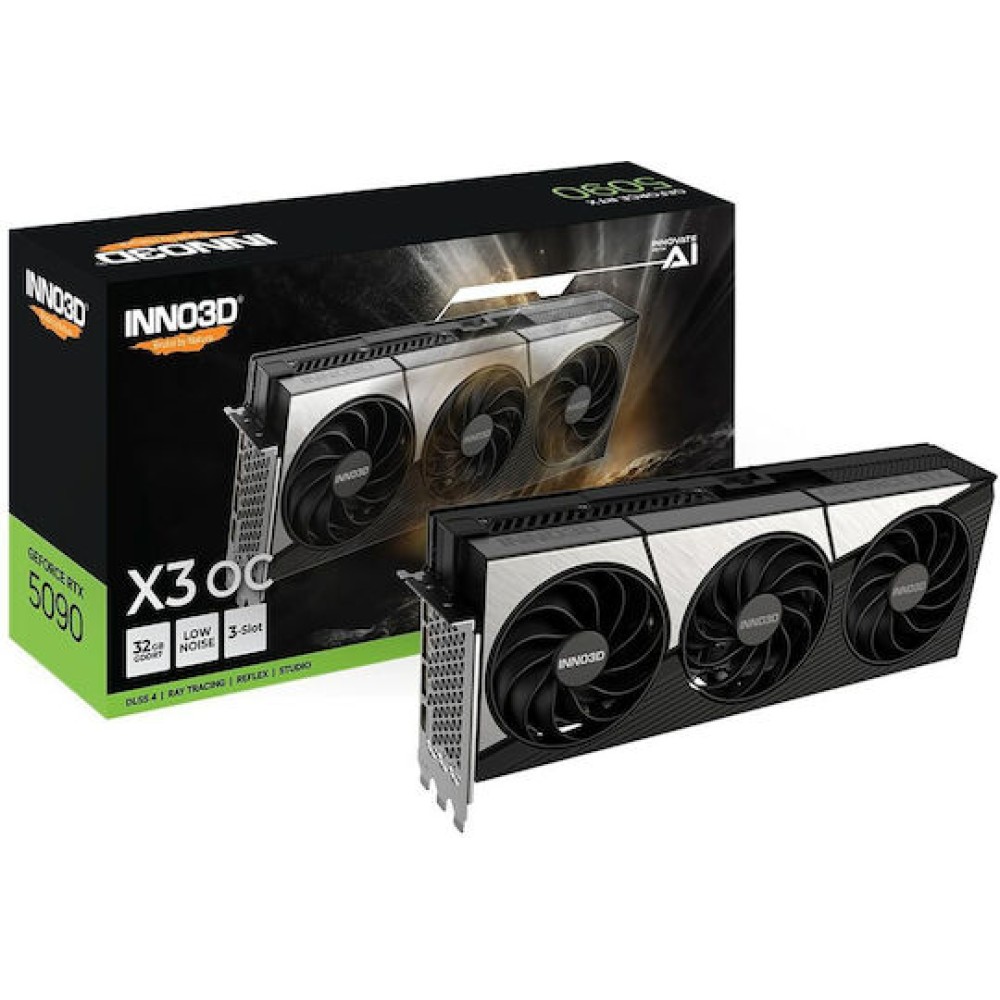 Inno 3D GeForce RTX 5090 32GB GDDR7 X3 OC Κάρτα Γραφικών