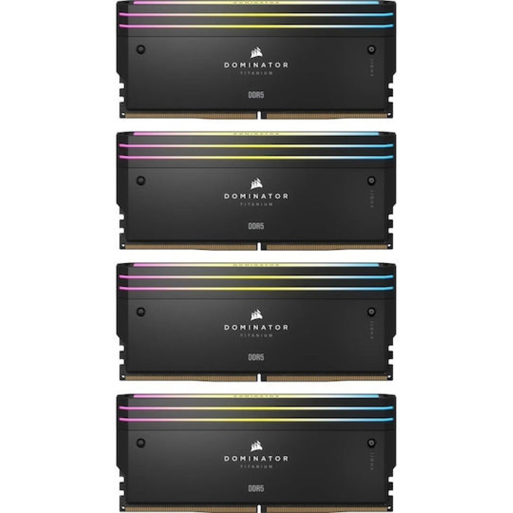 Corsair Dominator Titanium DDR5 96GB RAM με 4x24GB Modules και Ταχύτητα 6000 για Desktop