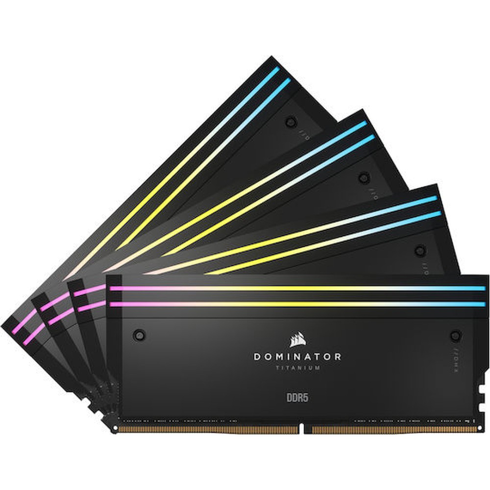 Corsair Dominator Titanium DDR5 96GB RAM με 4x24GB Modules και Ταχύτητα 6000 για Desktop