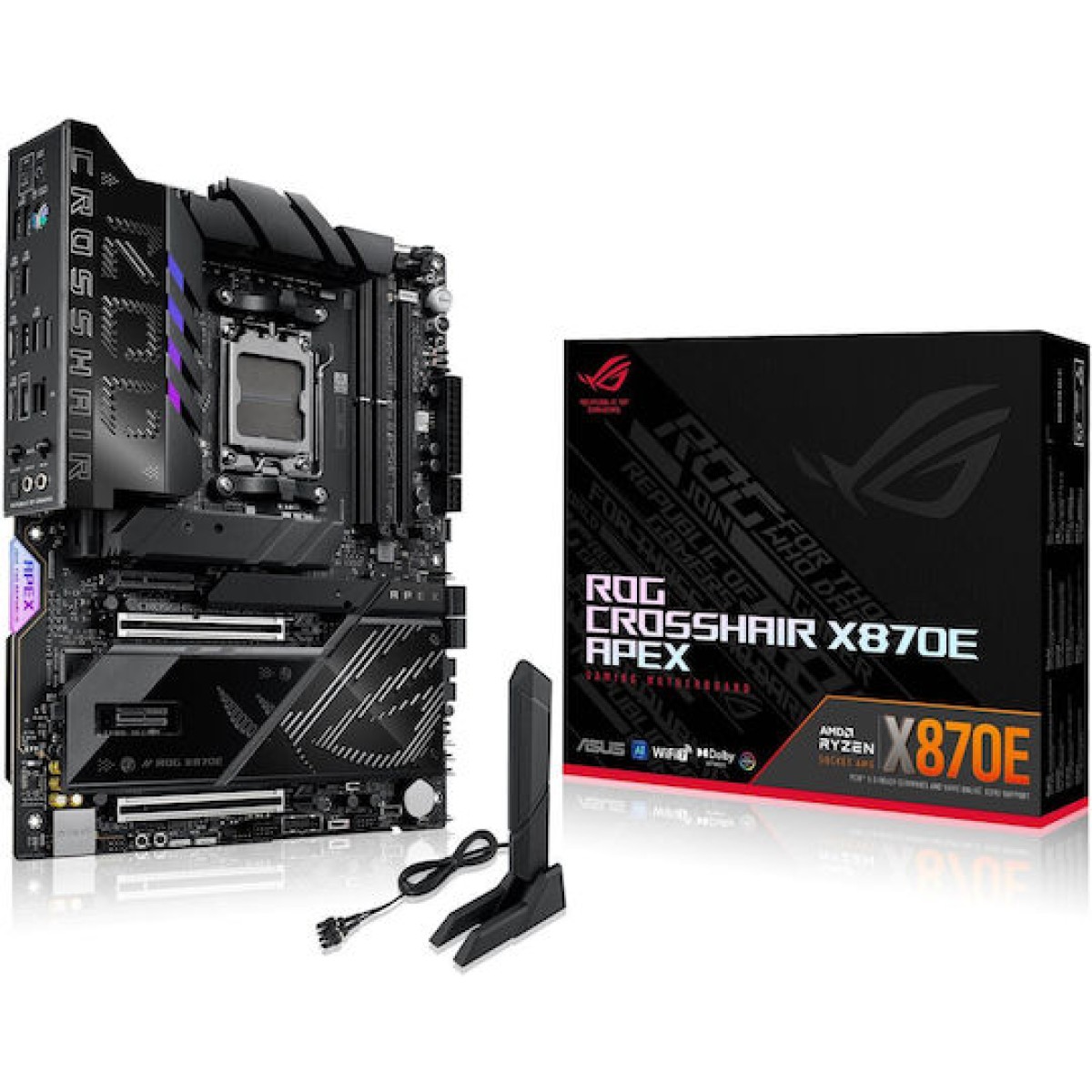 Asus ROG Crosshair X870E Apex Wi-Fi Motherboard ATX με AMD AM5 Socket 90MB1KR0-M0EAY0