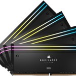 Corsair Dominator Titanium RGB XMP DDR5 64GB RAM με 4x16GB Modules και Ταχύτητα 6000 για Desktop