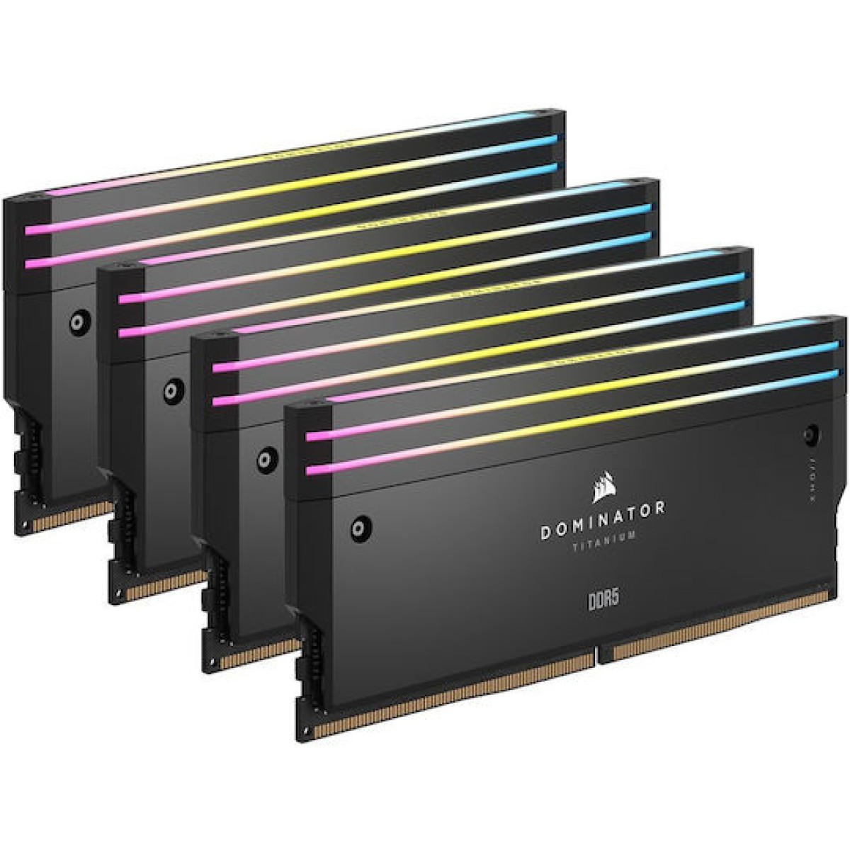 Corsair Dominator Titanium RGB XMP DDR5 64GB RAM με 4x16GB Modules και Ταχύτητα 6000 για Desktop