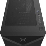 Krux Astral Gaming Midi Tower Κουτί Υπολογιστή με Πλαϊνό Παράθυρο και RGB Φωτισμό Μαύρο