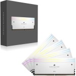 Corsair Dominator Titanium RGB XMP White DDR5 64GB RAM με 4x16GB Modules και Ταχύτητα 6000 για Desktop