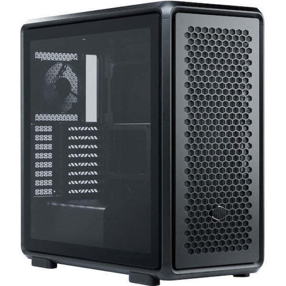 CoolerMaster Masterframe 600 Gaming Midi Tower Κουτί Υπολογιστή με Πλαϊνό Παράθυρο Μαύρο