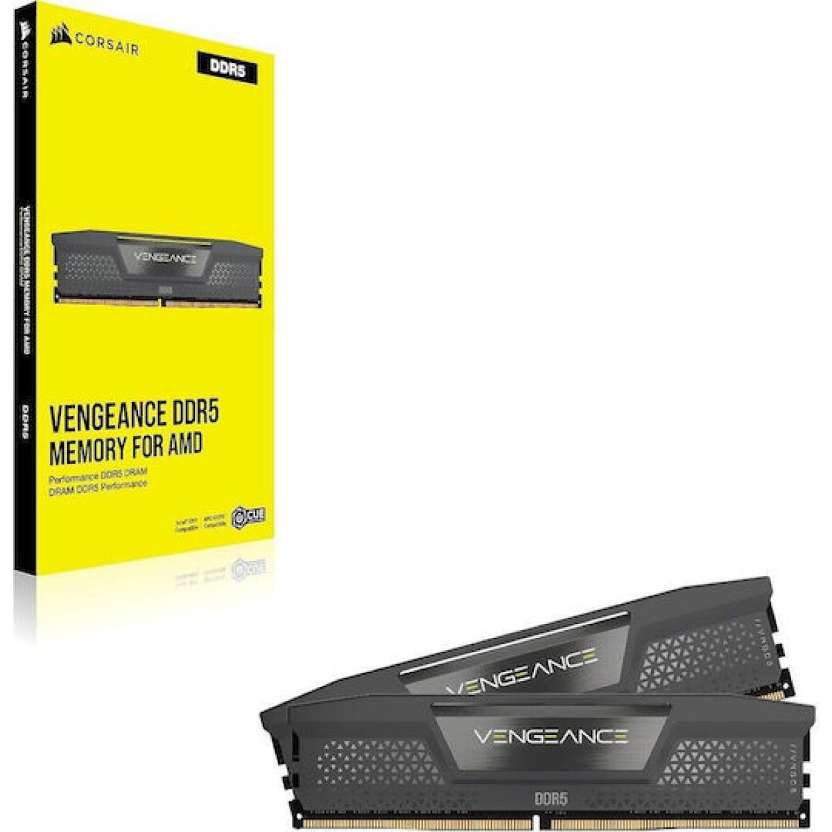 Corsair Vengeance DDR5 32GB RAM με 2x16GB Modules και Ταχύτητα 6000 για Desktop