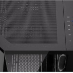 Krux Empero Gaming Midi Tower Κουτί Υπολογιστή με Πλαϊνό Παράθυρο και ARGB Φωτισμό Μαύρο