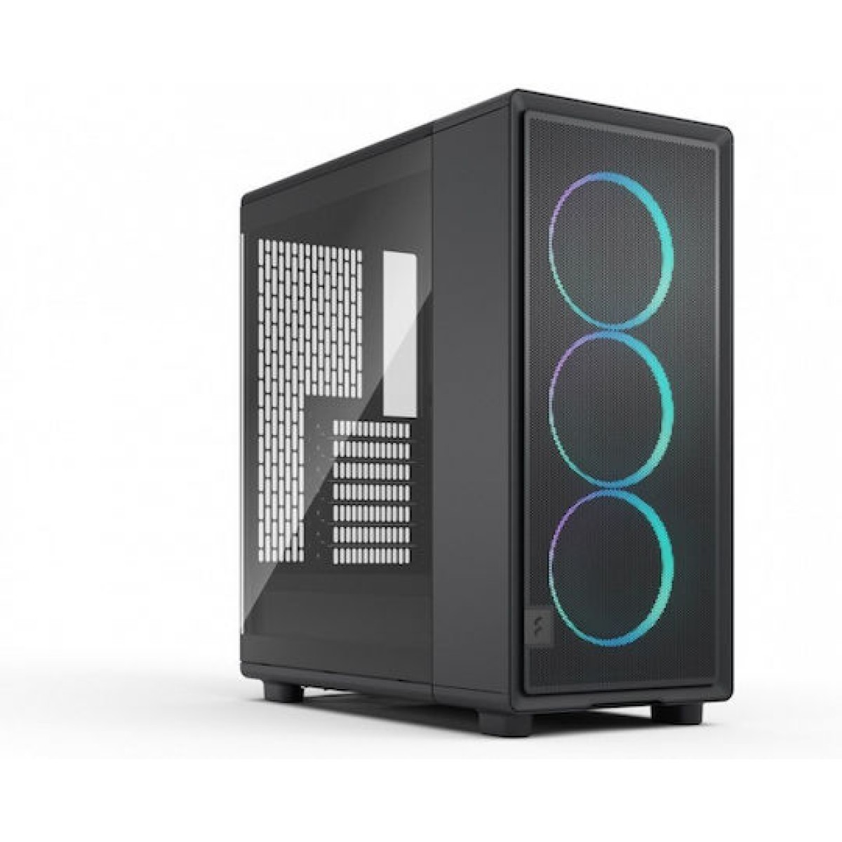 Fractal Design Epoch Midi Tower Κουτί Υπολογιστή με Πλαϊνό Παράθυρο Black TG RGB Light