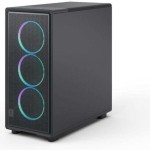 Fractal Design Epoch Midi Tower Κουτί Υπολογιστή με Πλαϊνό Παράθυρο Black TG RGB Light