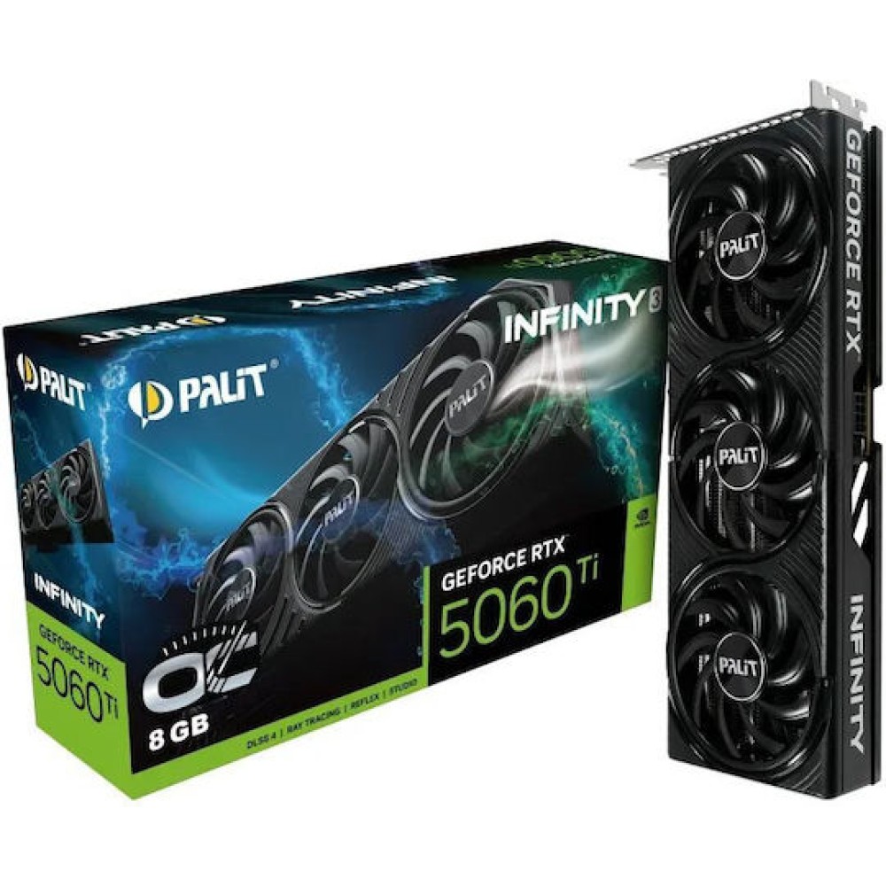 Palit GeForce RTX 5060 Ti 8GB GDDR7 Infinity 3 OC Κάρτα Γραφικών