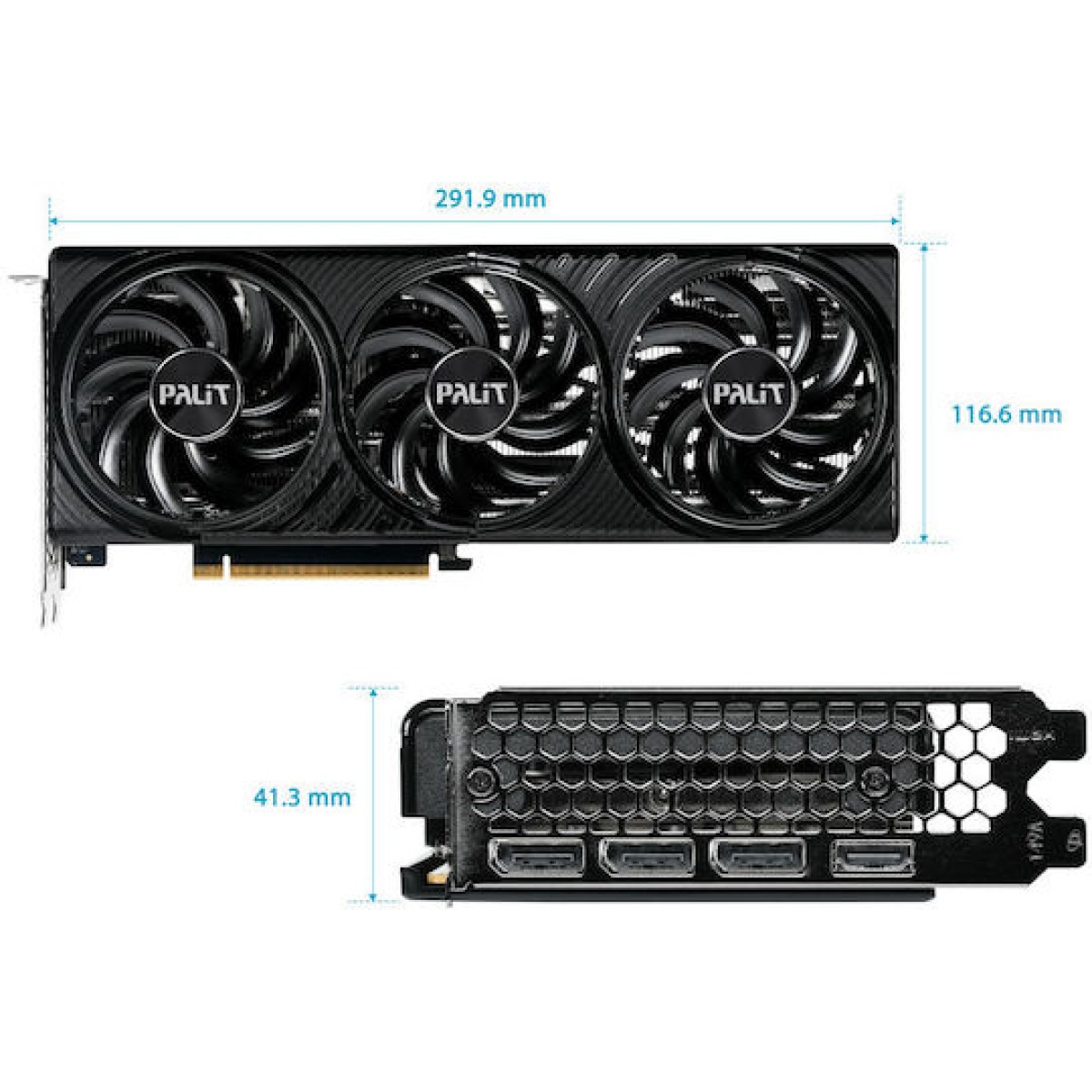 Palit GeForce RTX 5060 Ti 8GB GDDR7 Infinity 3 Κάρτα Γραφικών