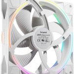 Be Quiet Light Wings Reverse Case Fan 140mm με ARGB Φωτισμό και Σύνδεση 4-Pin PWM Λευκό