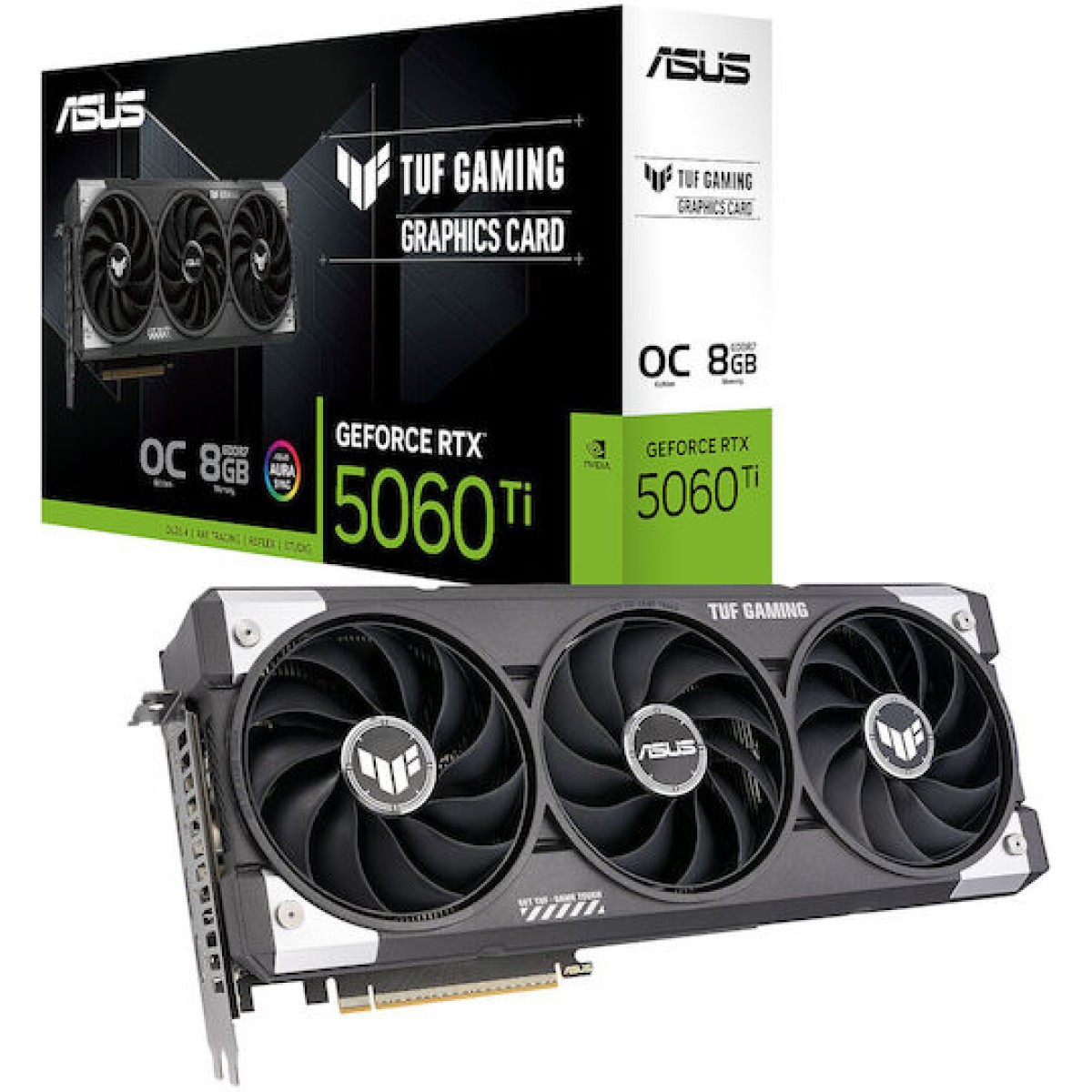 Asus GeForce RTX 5060 Ti 16GB GDDR7 TUF Gaming OC Κάρτα Γραφικών