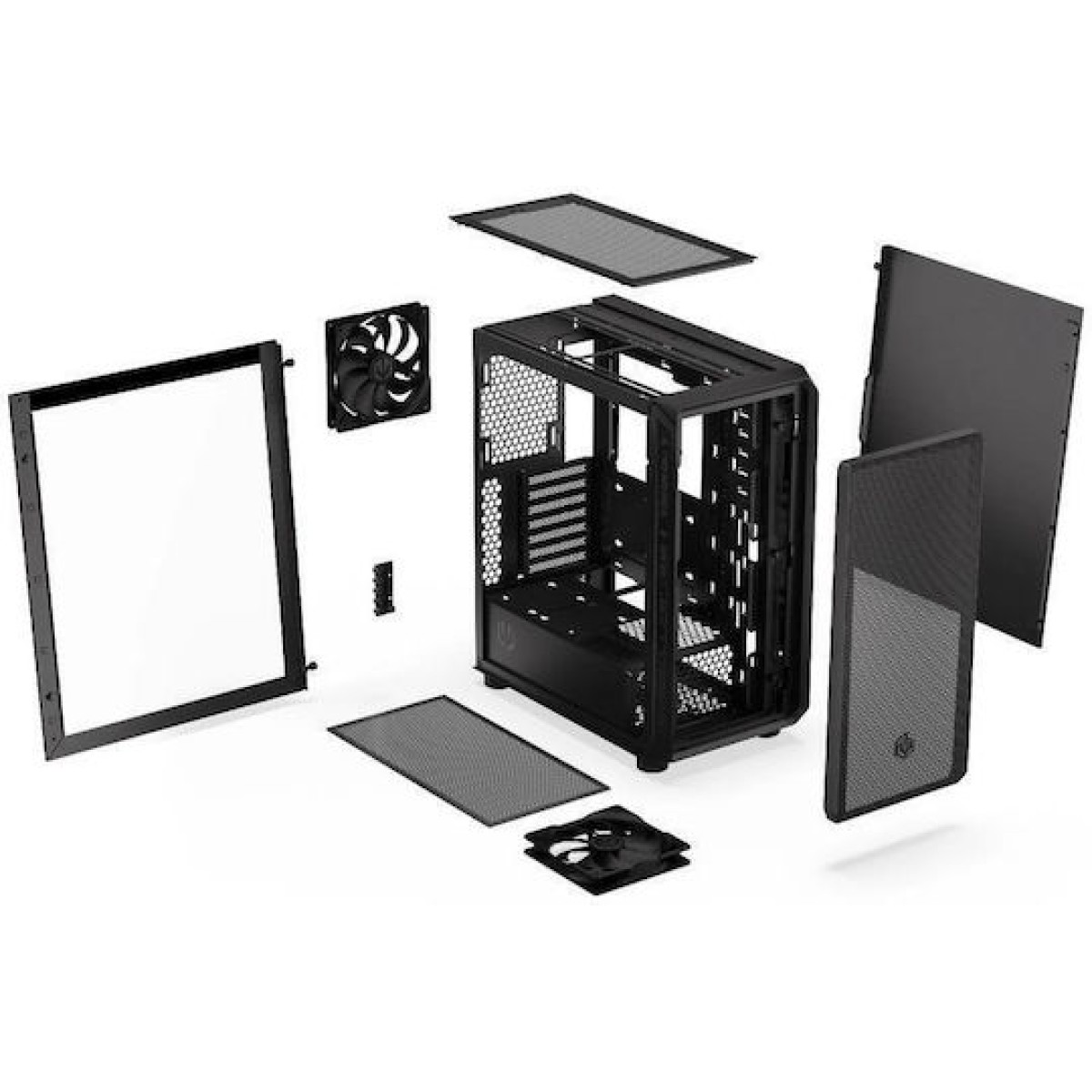 Endorfy Arx 500 Core Gaming Midi Tower Κουτί Υπολογιστή με Πλαϊνό Παράθυρο Μαύρο