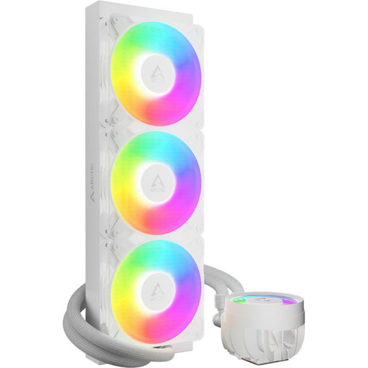 Arctic Liquid Freezer III Pro 360 A-RGB Υδρόψυξη Επεξεργαστή Τριπλού Ανεμιστήρα 120mm για Socket AM4/AM5/1700 Λευκή