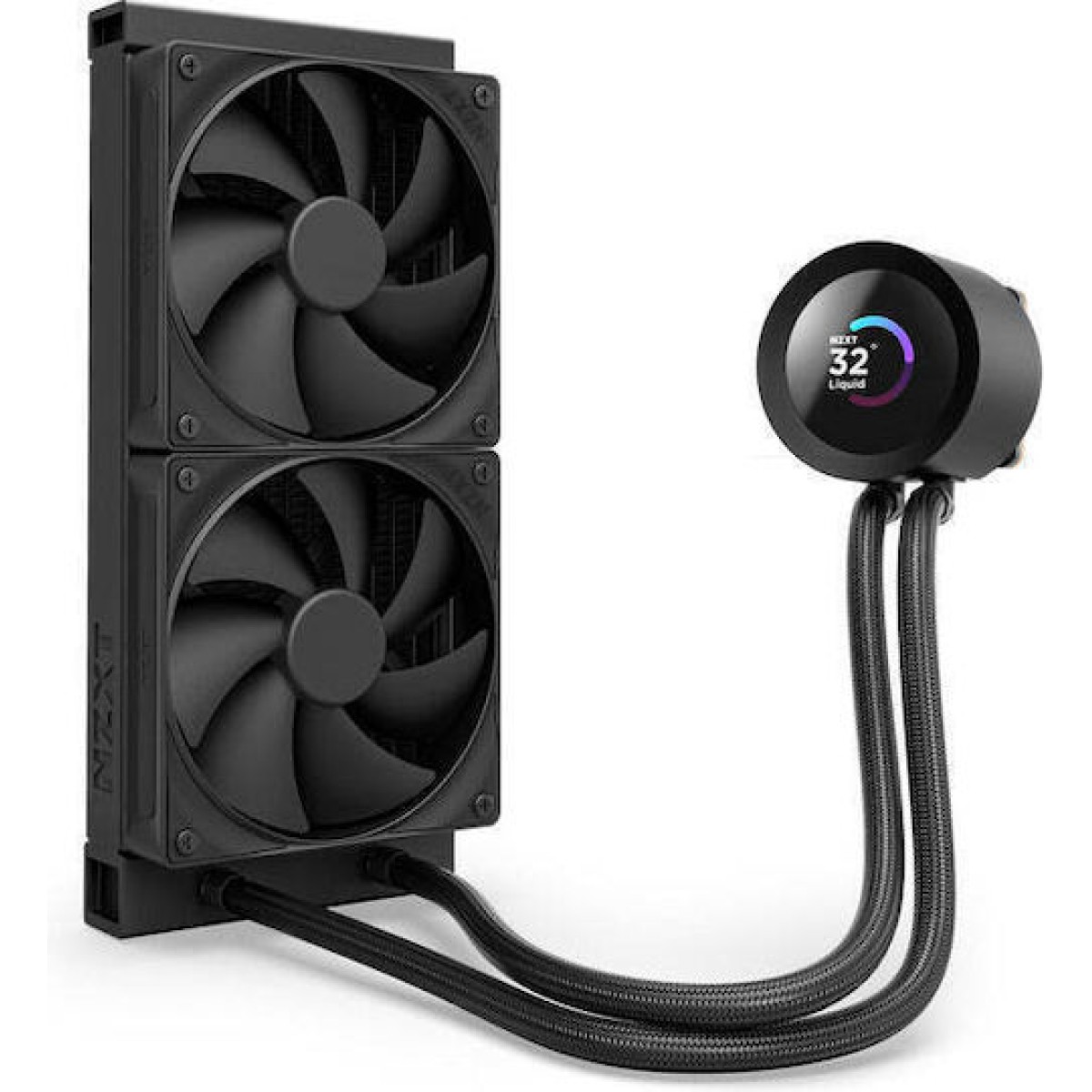 NZXT Kraken 240 Υδρόψυξη Επεξεργαστή Διπλού Ανεμιστήρα 120mm για Socket AM4/AM5/1700/1200/115x