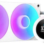 NZXT Kraken Plus RGB Υδρόψυξη Επεξεργαστή Διπλού Ανεμιστήρα 120mm για Socket AM4/AM5/1700/1200/115x Λευκή