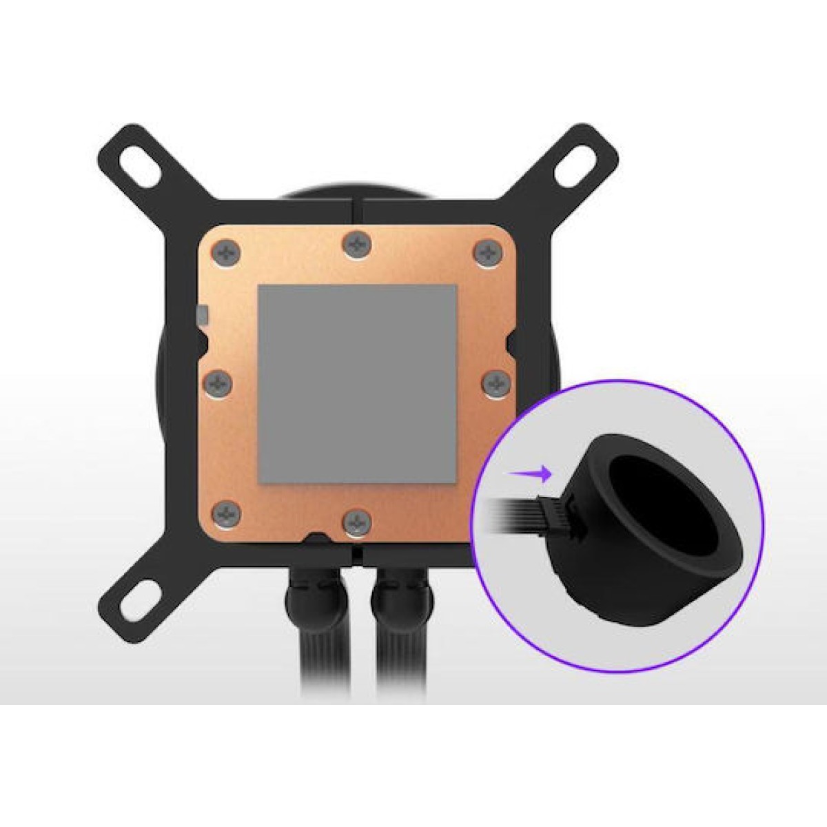 NZXT KRAKEN PLUS 280 V2 (v2) Υδρόψυξη Επεξεργαστή Διπλού Ανεμιστήρα 120mm