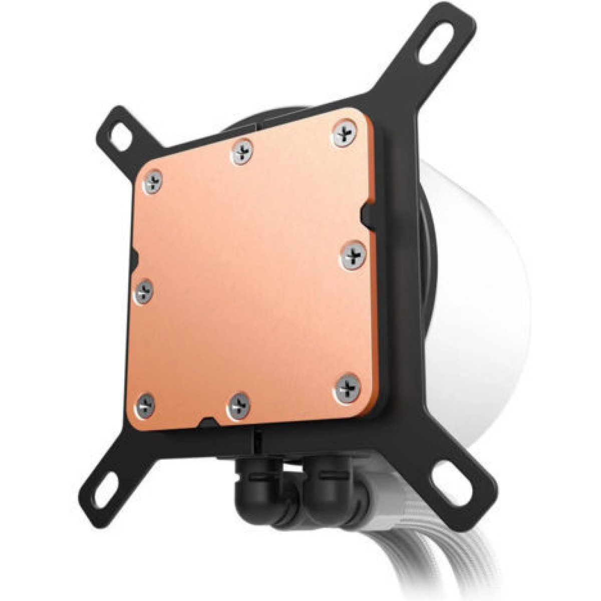 NZXT Kraken Plus Υδρόψυξη Επεξεργαστή Τριπλού Ανεμιστήρα 120mm για Socket AM4/AM5/1700/1200/115x με RGB Φωτισμό Λευκή