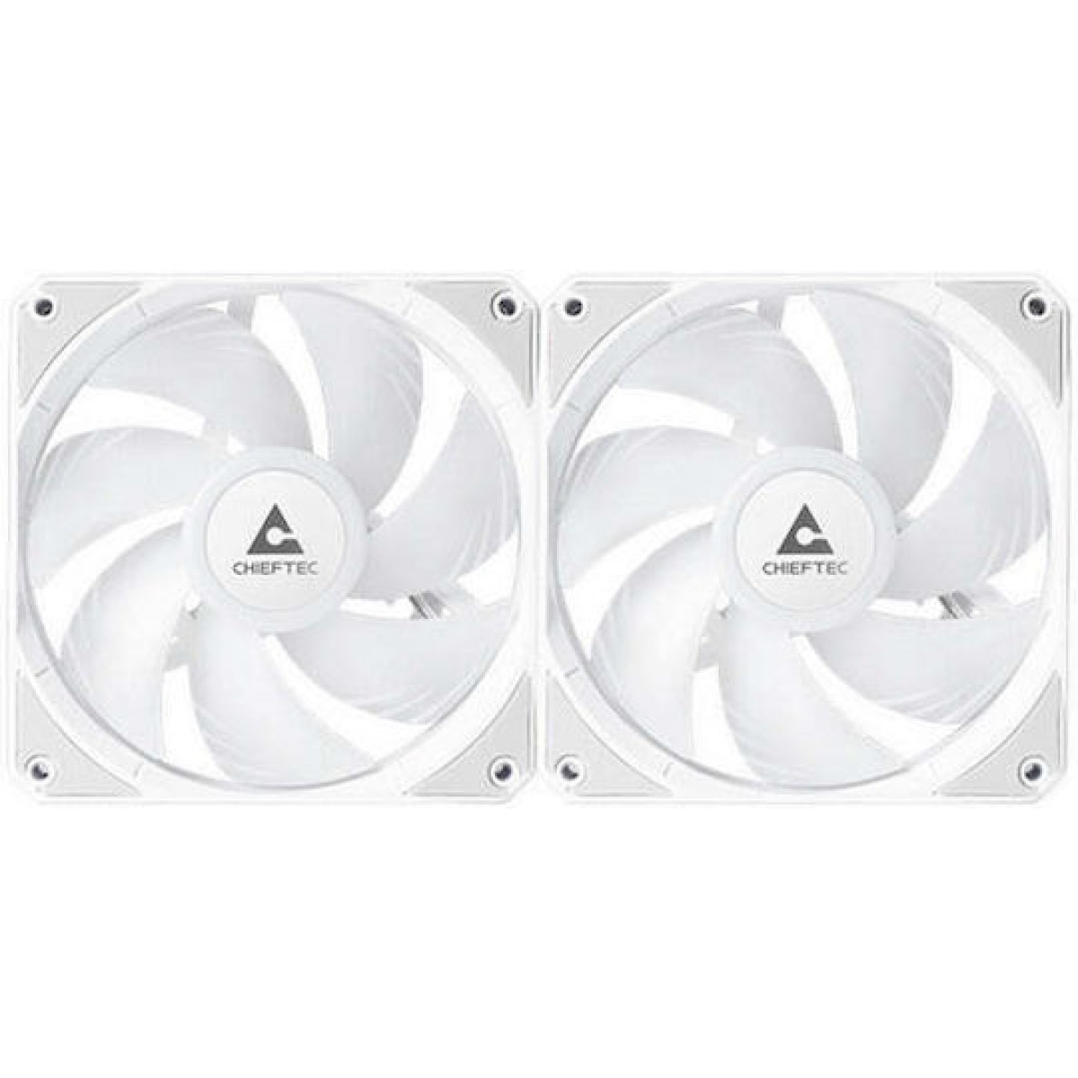 Chieftec Iceberg Υδρόψυξη Επεξεργαστή Διπλού Ανεμιστήρα 120mm με RGB Φωτισμό Λευκή