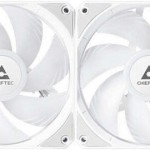 Chieftec Iceberg Υδρόψυξη Επεξεργαστή Διπλού Ανεμιστήρα 120mm με RGB Φωτισμό Λευκή