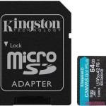 Kingston Canvas Go Plus microSDXC 64GB Class 10 U3 V30 A2 UHS-I με αντάπτορα