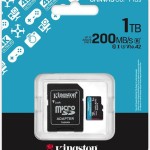 Kingston Canvas Go Plus microSDXC 1.0TB Class 10 U3 V30 A2 με αντάπτορα