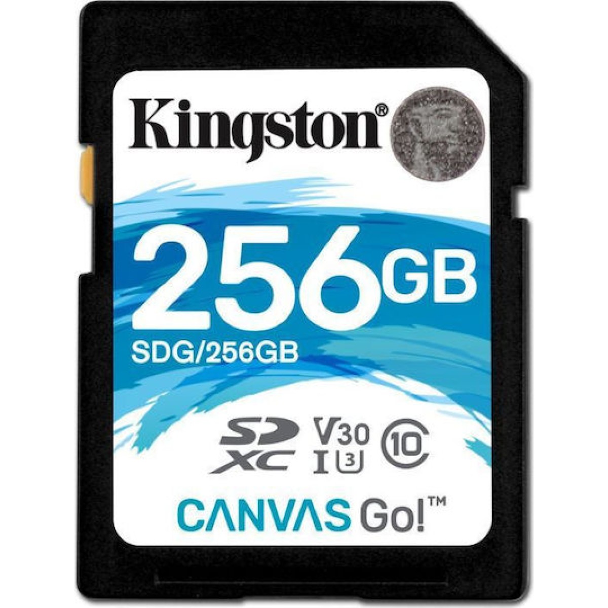 Kingston Canvas Go! SDXC 256GB Class 10 U3 V30 UHS-I