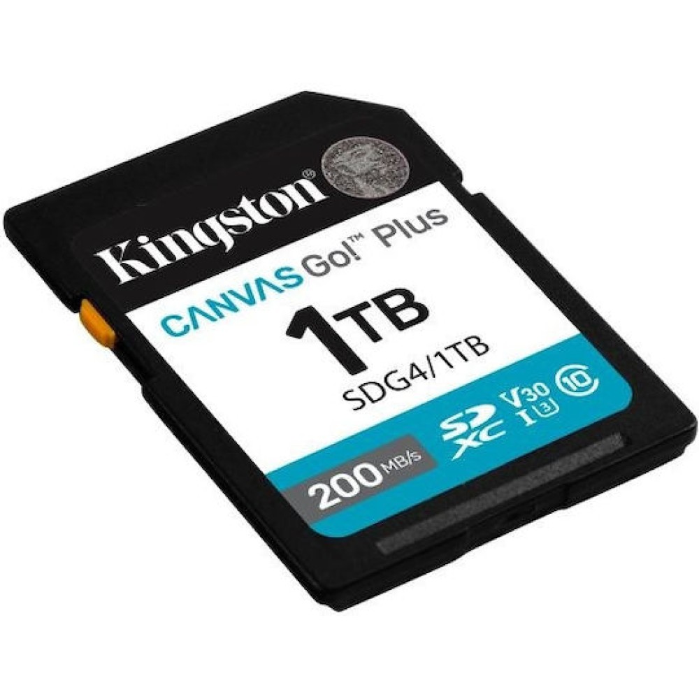 Kingston Canvas Go Plus microSDXC 1.0TB Class 10 U3 V30 UHS-I με αντάπτορα