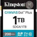 Kingston Canvas Go Plus microSDXC 1.0TB Class 10 U3 V30 UHS-I με αντάπτορα