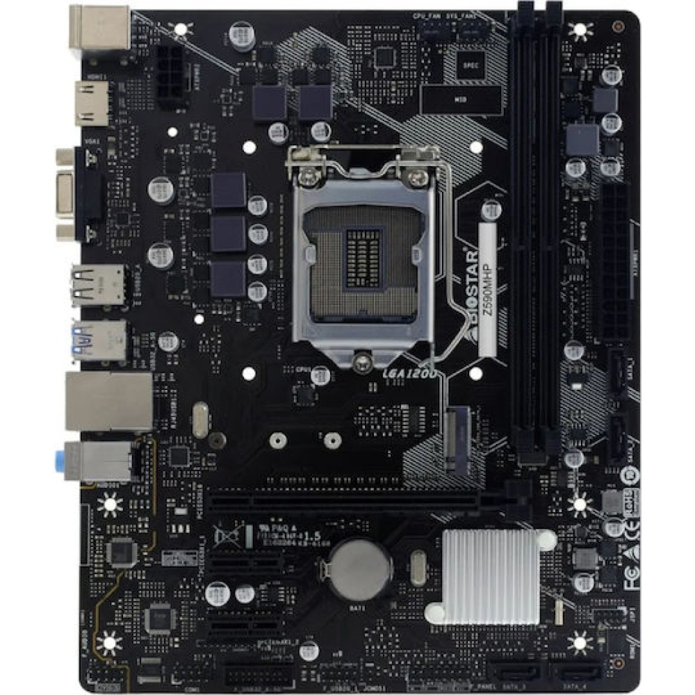 Biostar Z590MHP Motherboard Micro ATX με Intel 1200 Socket