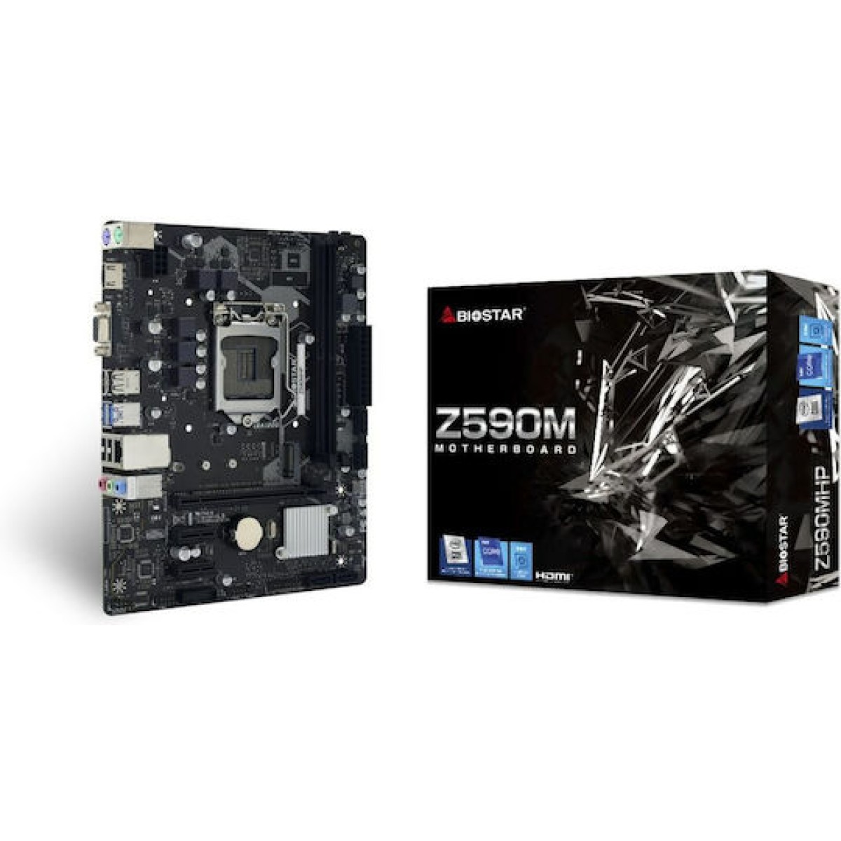 Biostar Z590MHP Motherboard Micro ATX με Intel 1200 Socket
