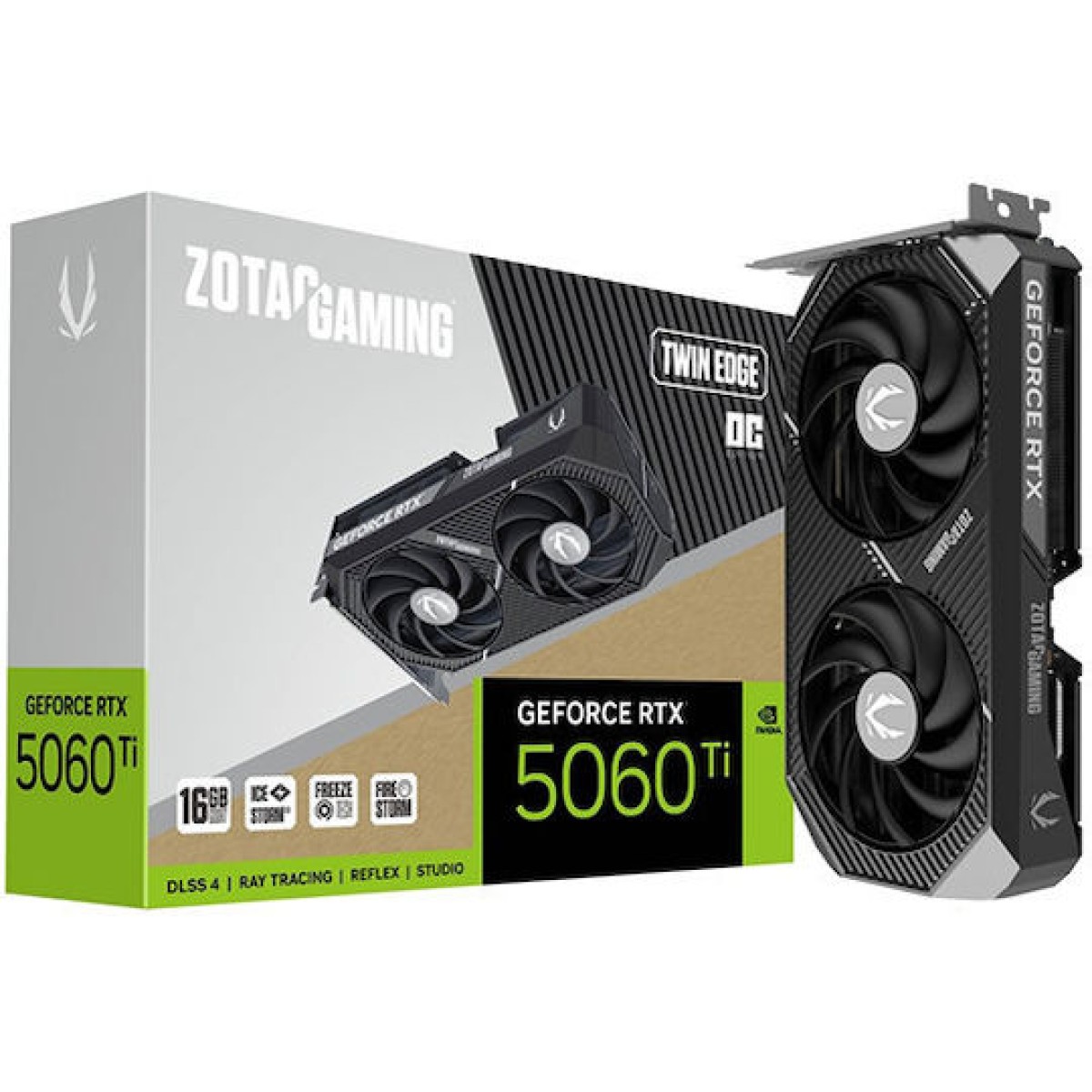 Zotac GeForce RTX 5060 Ti 16GB GDDR7 Twin Edge OC Κάρτα Γραφικών