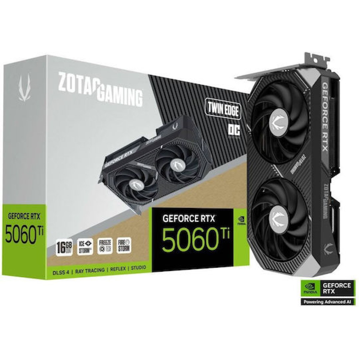 Zotac GeForce RTX 5060 Ti 16GB GDDR7 Twin Edge OC Κάρτα Γραφικών